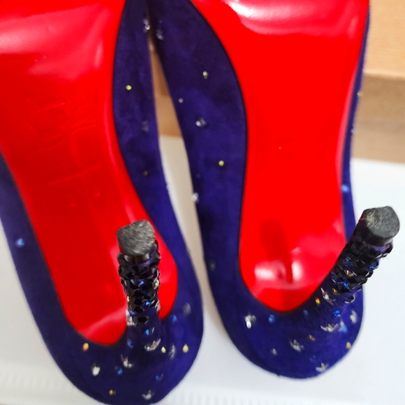 Christian Louboutin Gravitanita 100 veau velours -- Star-Studded open to offers - Picture 7 of 8
